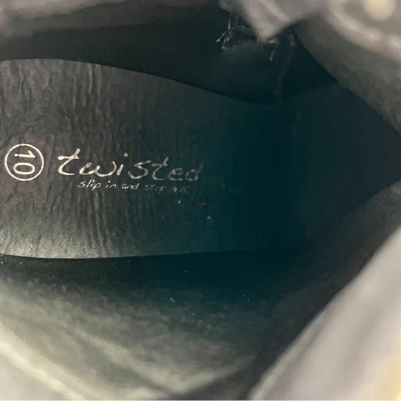 Twisted Jasmine Women's Ankle Boots Side Zip Stacked Heel Grey Size 10 - Picture 6 of 9